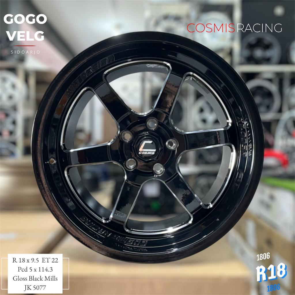 Jual Velg Mobil R18 PCD 5X114,3 Cosmis Racing Lebar 9,5 ET22 Innova CRV ...