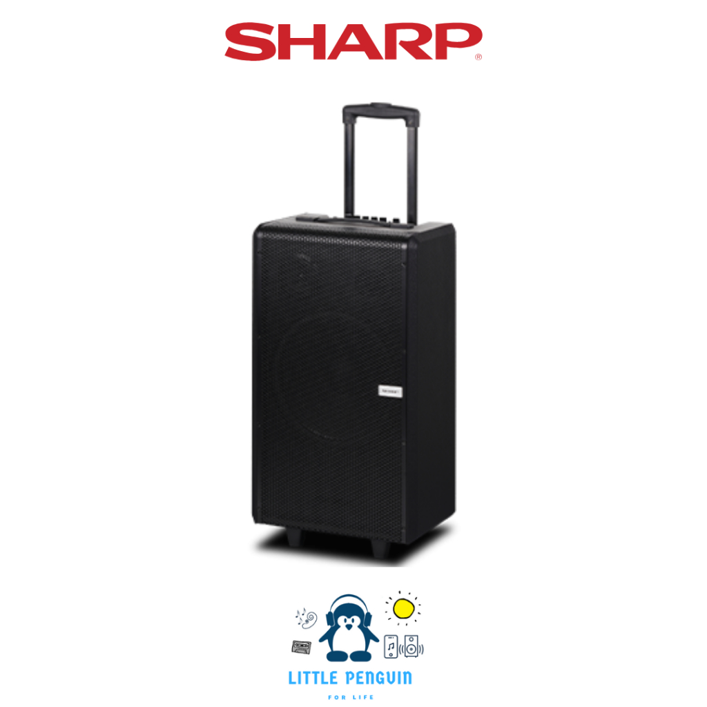 Jual SHARP CBOX-TRB12MBS 3 Way Speaker Trolley Series 70 W RMS Power ...
