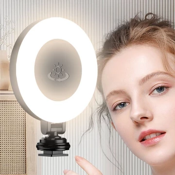 Ring Light Portabel Lampu Selfie Portabel Robot RFL02 Beuty Fill Light Three Mode And Brightness