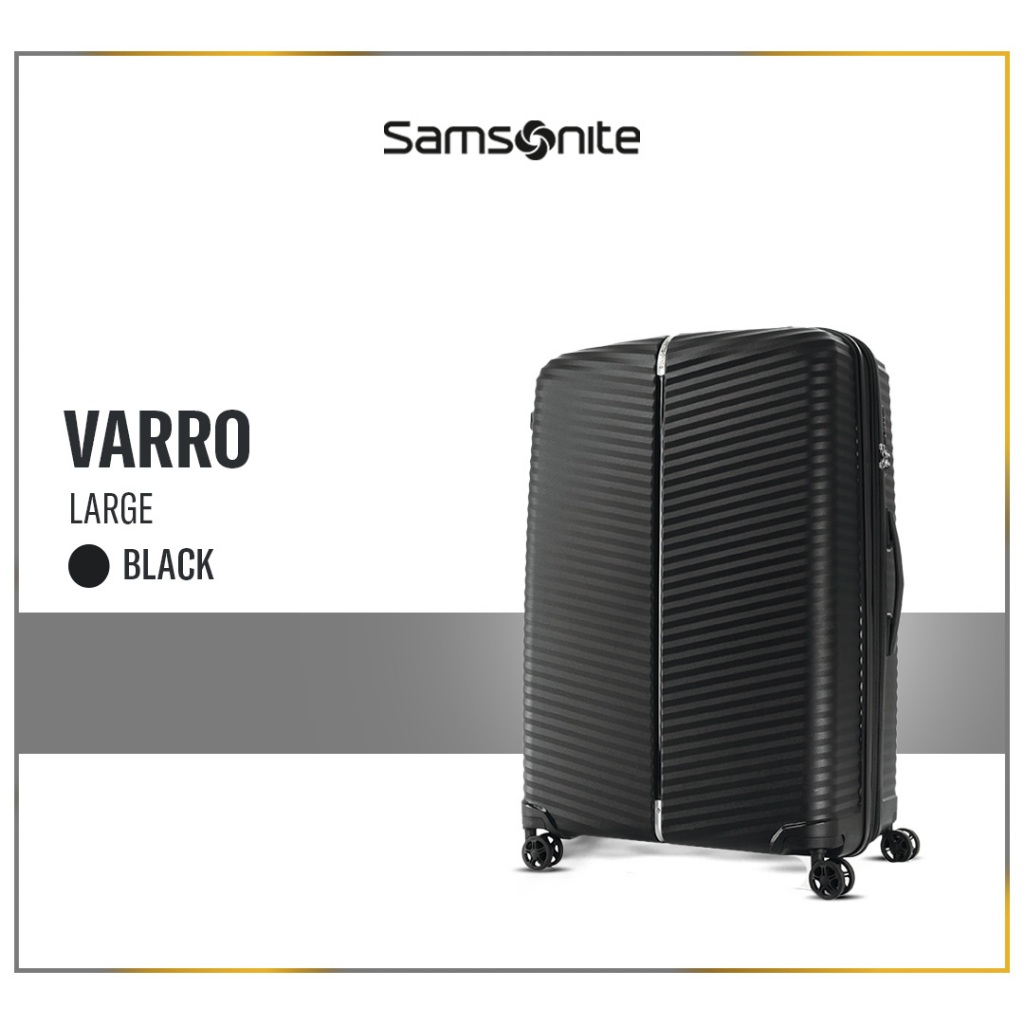Jual Samsonite Koper Hardcase Varro Large 30 Inch - Black | Shopee ...