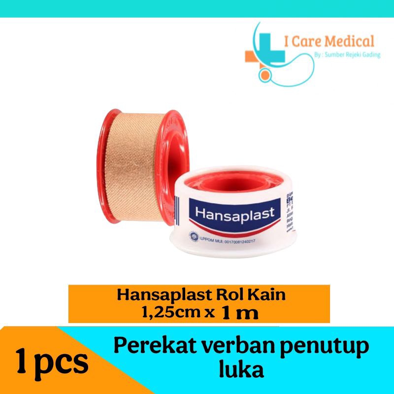 Jual Hansaplast Plester Rol Kain 1,25 cm x 1m - Membantu merekatkan ...