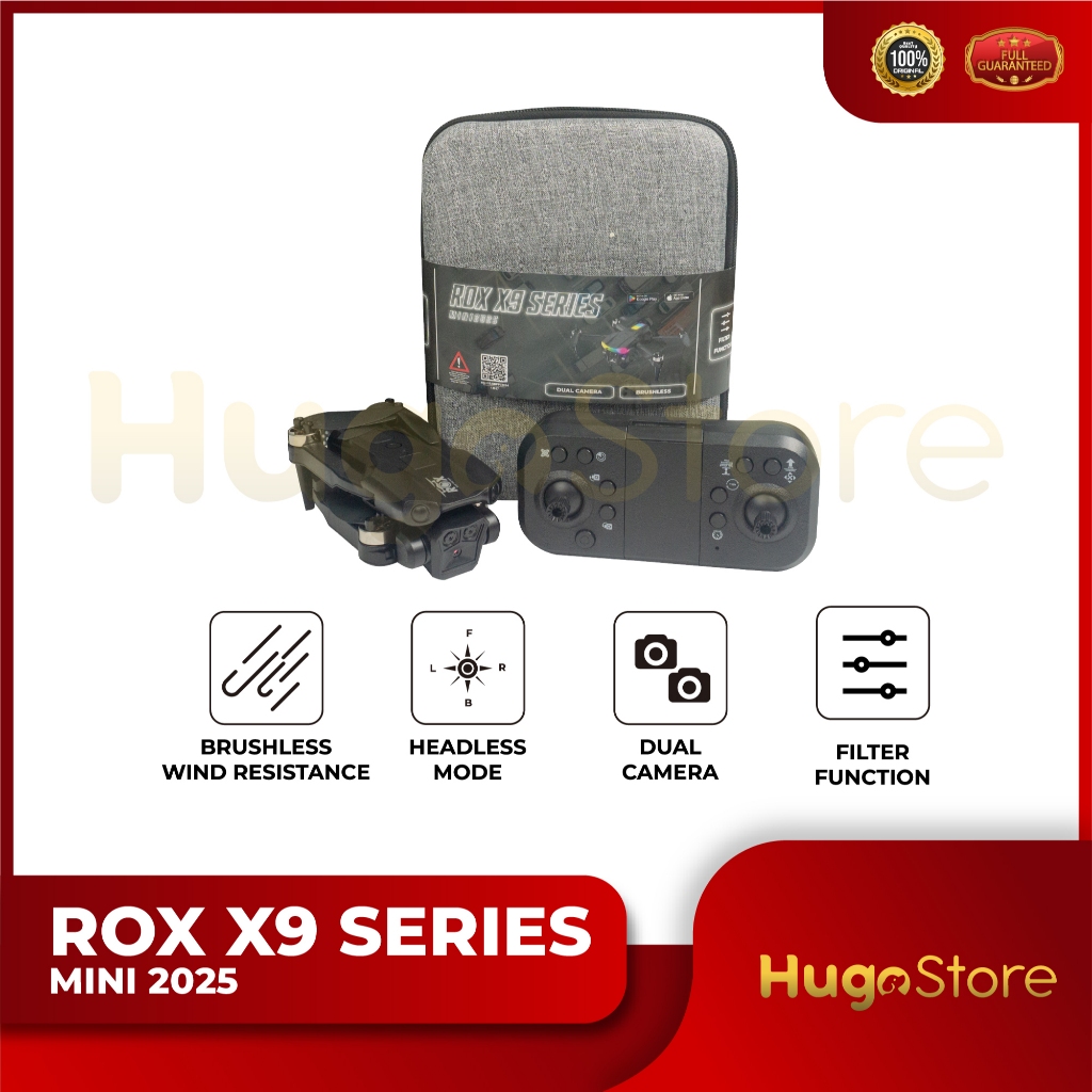 Jual ROX X9 SERIES MINI 2025 Drone HD Dual Camera WiFi FPV | Shopee ...