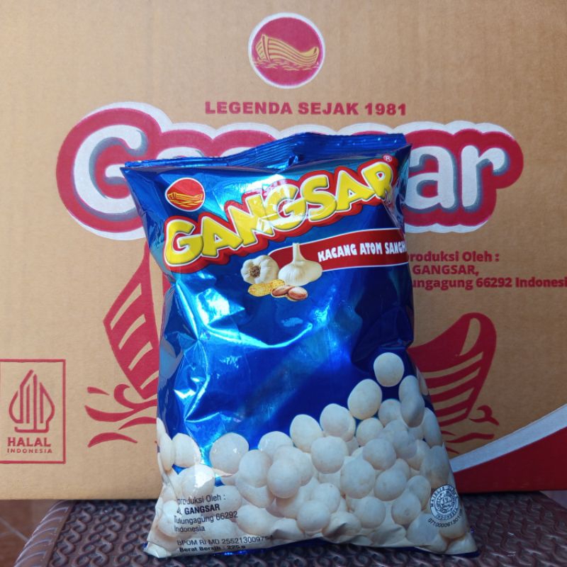 Jual Kacang Atom Gangsar HC/ Kacang Sanghai 225 gram | Shopee Indonesia
