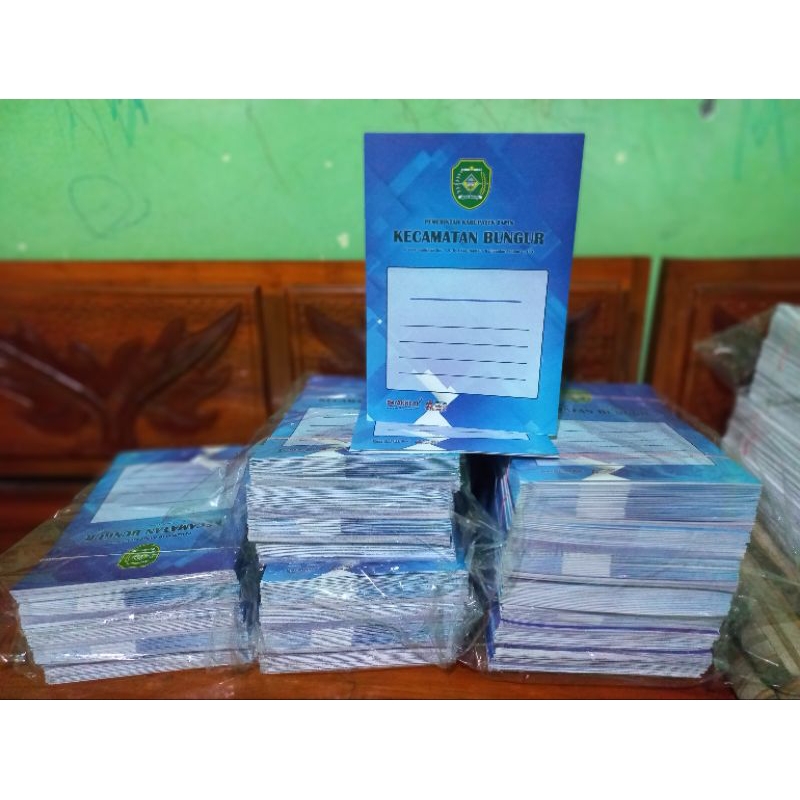 Jual [CUSTOM] PAKET Cetak Map F4 Folder 260gr SEKOLAH / KANTOR LAMINASI ...