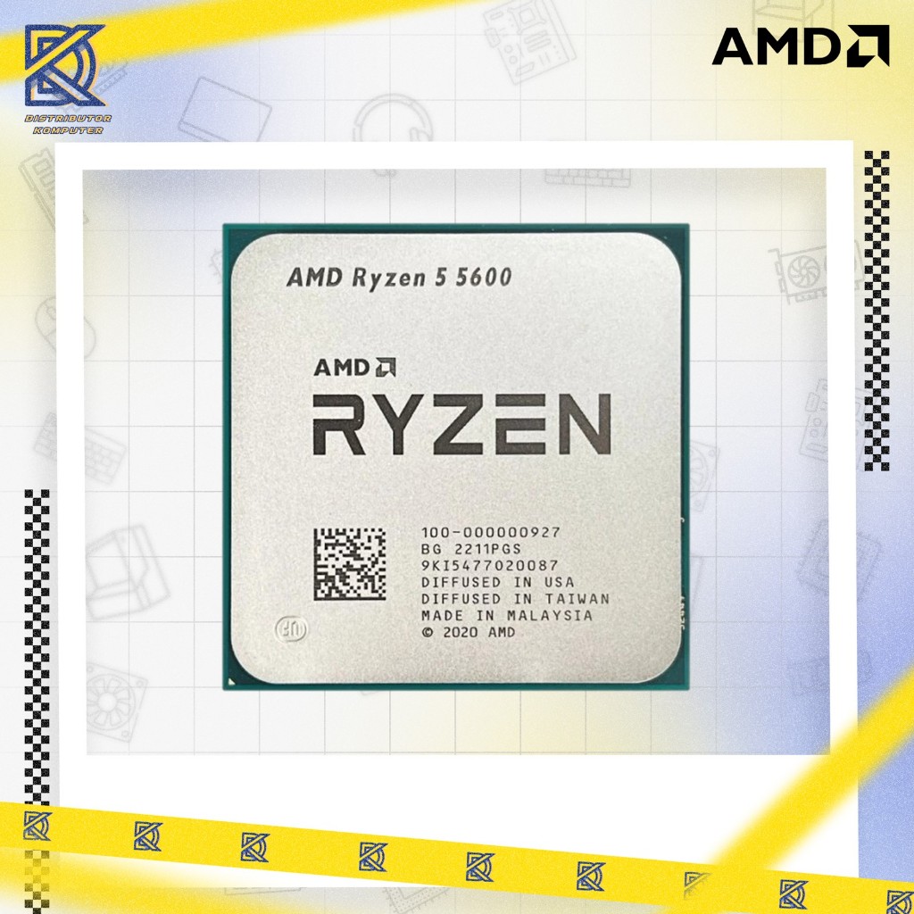 Jual AMD PROCESSOR RYZEN 5 5600 TRAY SOCKET AM4 | Shopee Indonesia