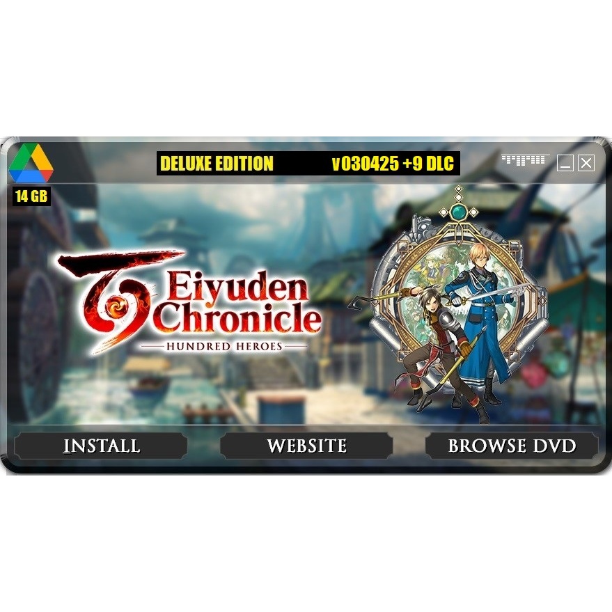 Jeu Eiyuden Chronicle Hundred Heroes - Steelbook Custom - PS5/Xbox - Neuf Sous Blister