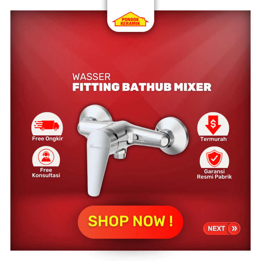 Wasser Shower Mixer MSW-S1010 / Keran Air Panas Dingin