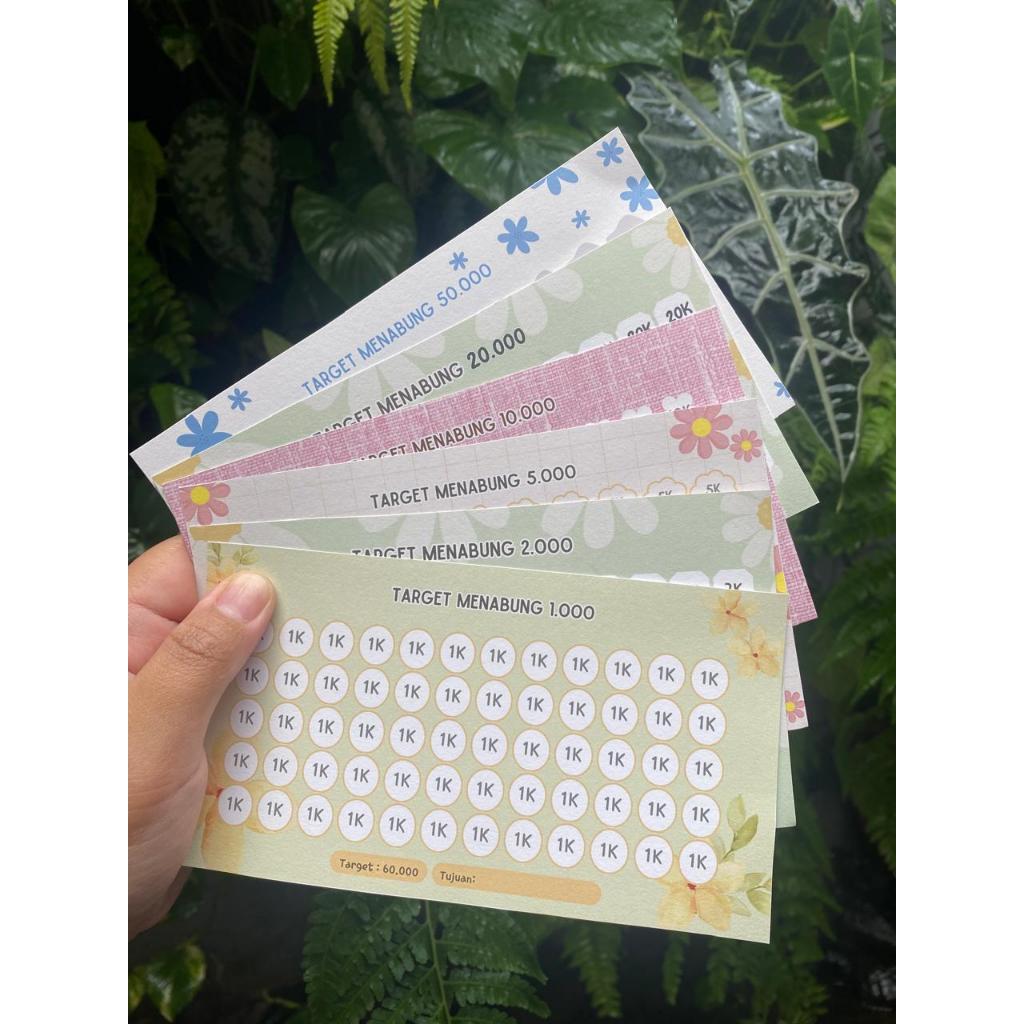 Jual 6 Lembar Kertas Refill untuk Binder Saving Challenge | Shopee ...