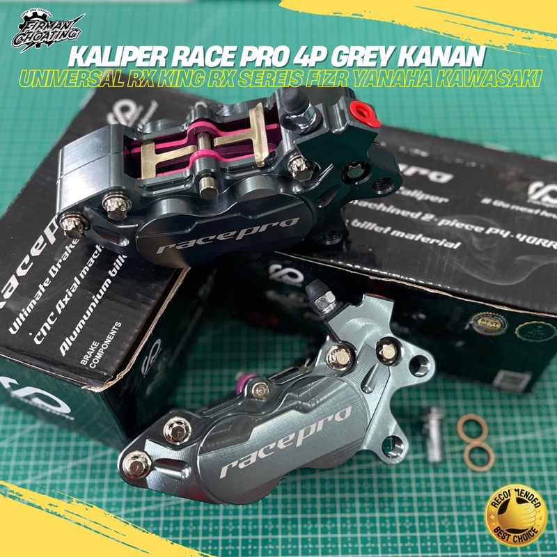 Jual KALIPER CALIPER RACEPRO 4P GPX GREY UNIVERSAL PREMIUM QUALITY ...
