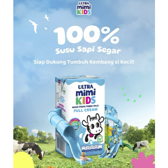 Jual [Harga Agen] Susu Ultra Mimi Full Cream | Ultramimi UHT Kids Full ...