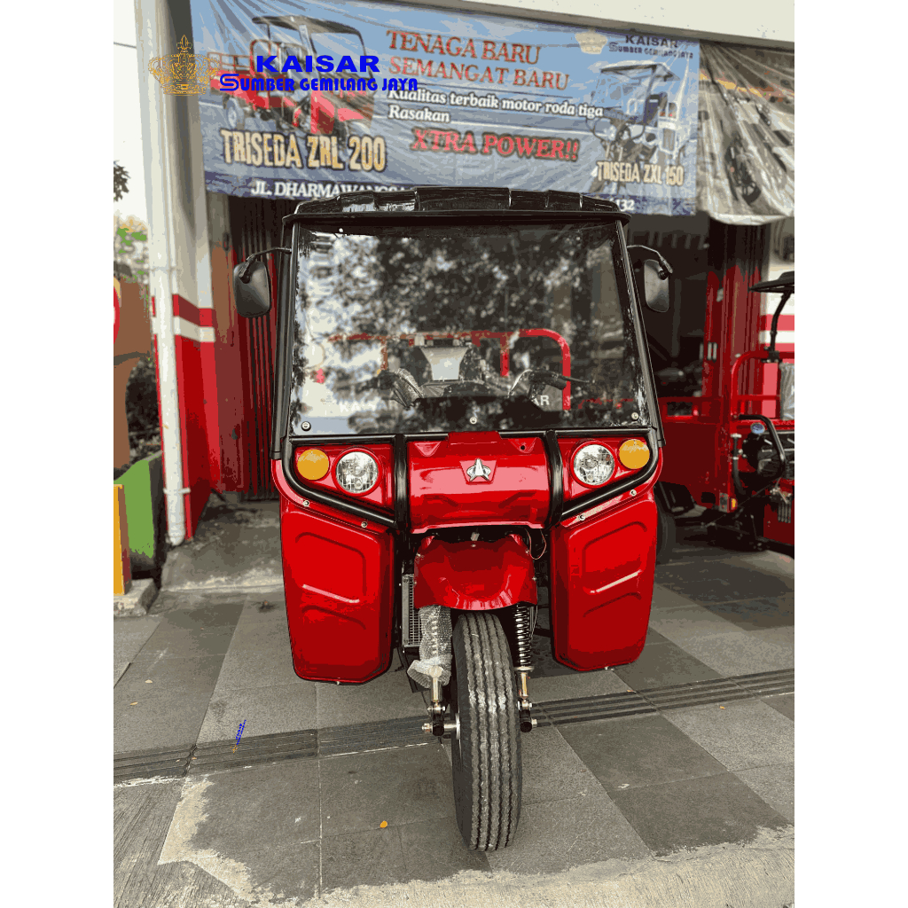 Jual KAISAR MOTOR RODA TIGA TRISEDA ZXL 200 CABIN | Shopee Indonesia