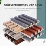 2,9 Meter x 16 cm Wood Panel WPC / Woodpanel Wallpanel Kisi-Kisi Kayu / Wall Panel PVC / Panel Dinding Motif Kayu