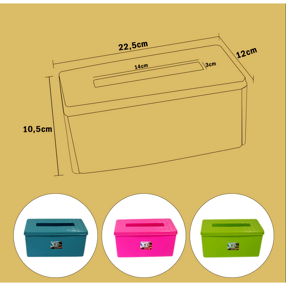 Jual Kotak Tempat Tisu Estetik Tissue Box / Tisu Dispenser - Kotak Tisu ...