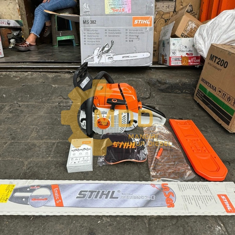 Jual MESIN CHAINSAW STIHL MS 382 25 INCH GERGAJI POTONG KAYU STIHL ...