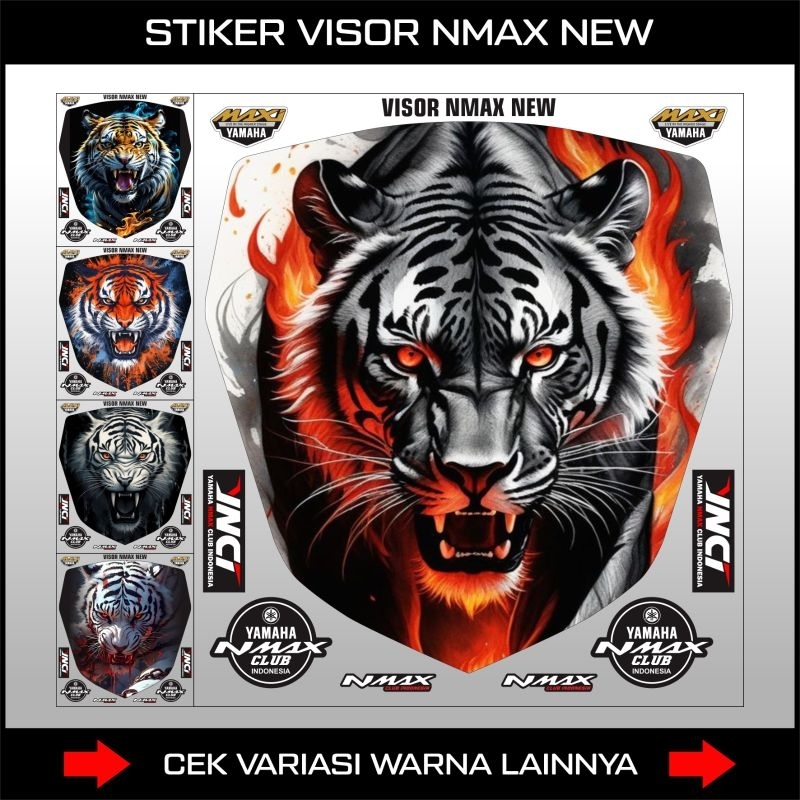 Jual Stiker Windsheld Motor Nmax New 2020 / Sticker Visor Nmax Baru ...