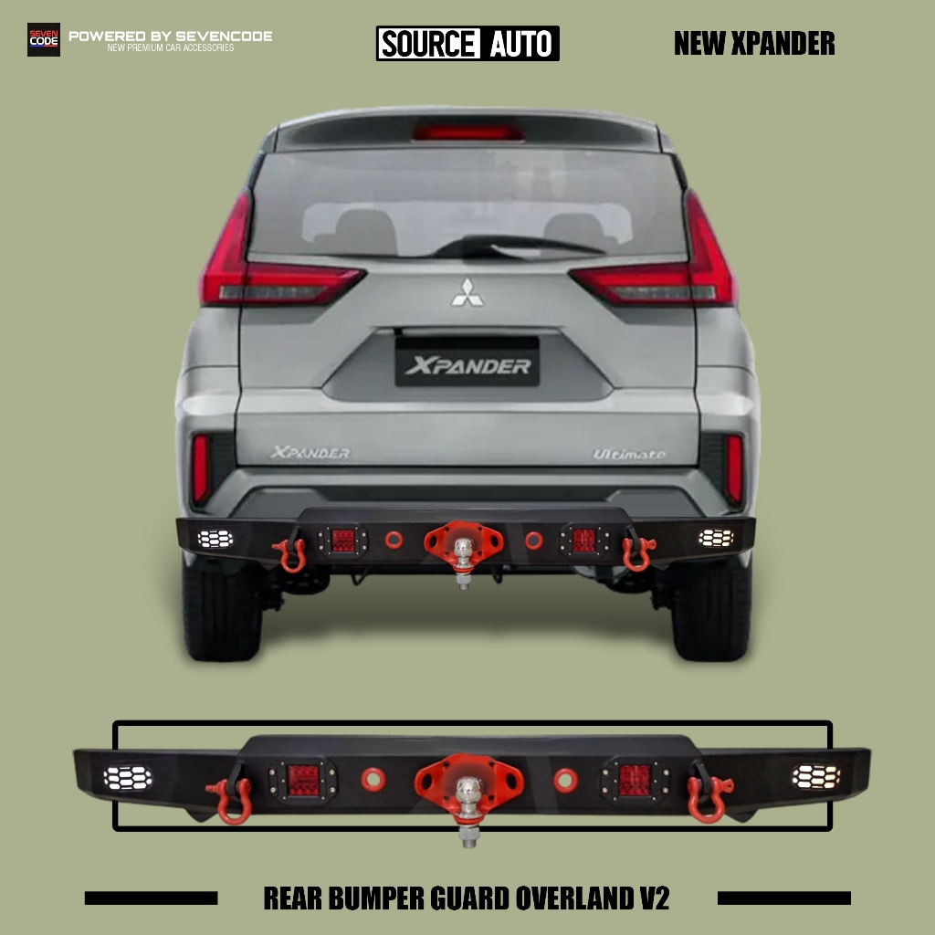 Jual REAR BUMPER GUARD TOWING OVERLAND V2 SEVENCODE - MITSUBISHI NEW ...