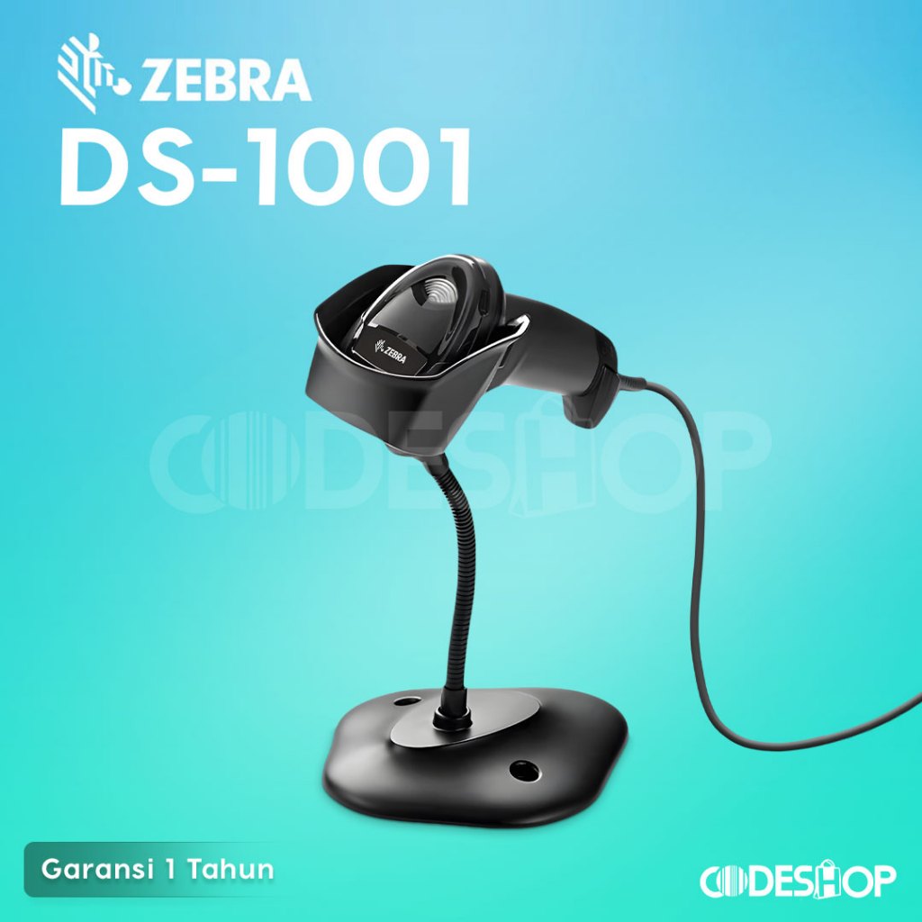 Jual Scanner Barcode 1D & 2D Symbol Zera DS1001 Auto Scan Sense QR Code ...