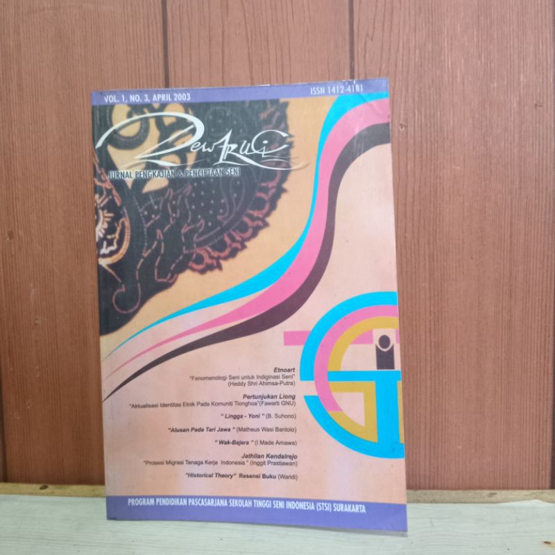 Jual buku jurnal pengkajian dan penciptaan seni | Shopee Indonesia
