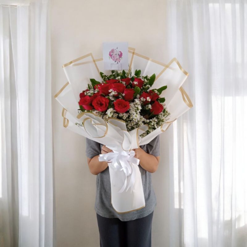 Jual buket bunga mawar cocok untuk hadiah ulang tahun | Shopee Indonesia