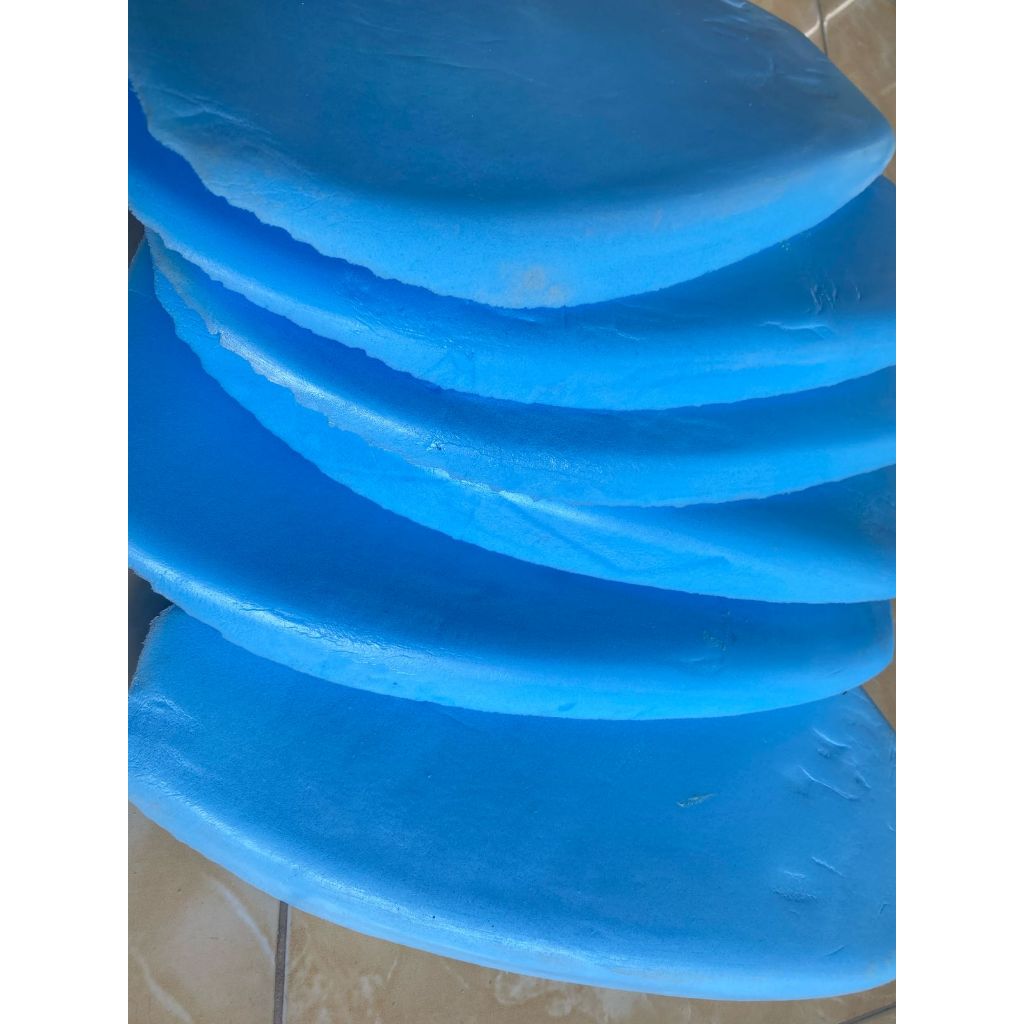 Jual busa sesetan anti gembos warna biru-spon jok lembaran-spon biru ...