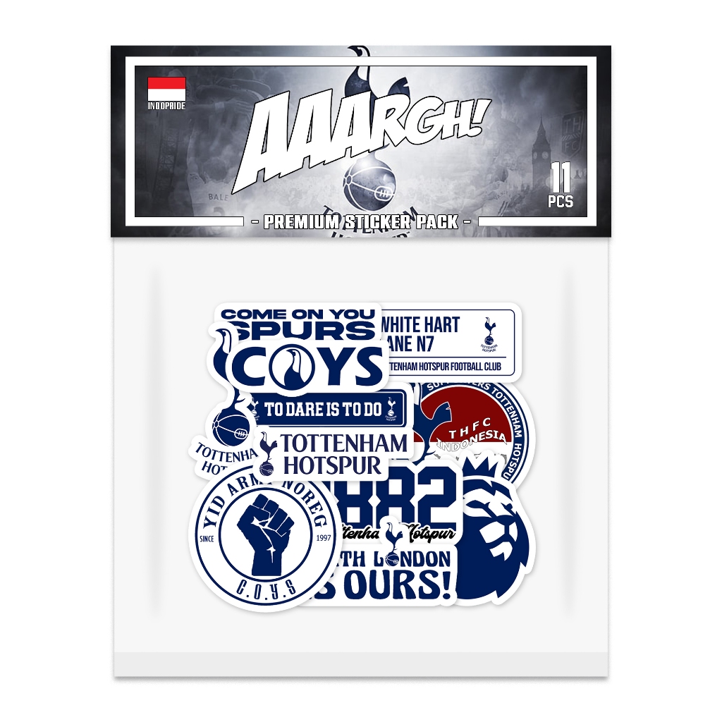 Jual Stiker TOTTENHAM HOTSPUR Sticker Pack vol. 1 (COYS) | Shopee Indonesia