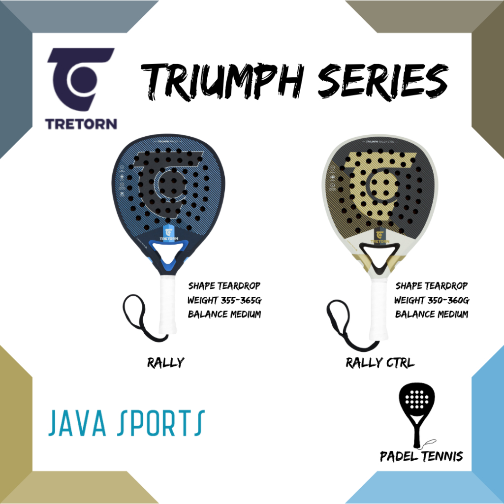 Jual Raket Padel Tenis Tretorn TRIUMPH SERIES Official Resmi Original ...