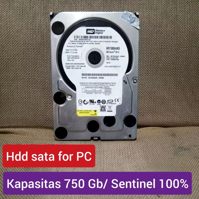 Jual HDD Harddisk Komputer 750 Gb 100% | Shopee Indonesia