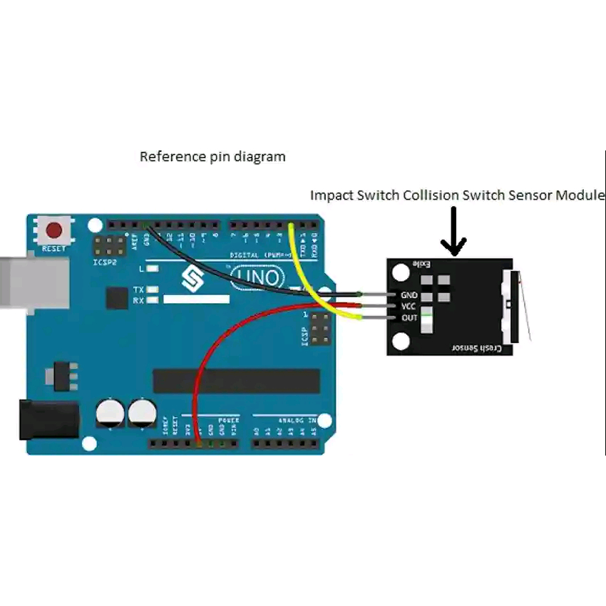 Jual Crash Sensor Module for Arduino Modul Crash Sensor | Shopee Indonesia