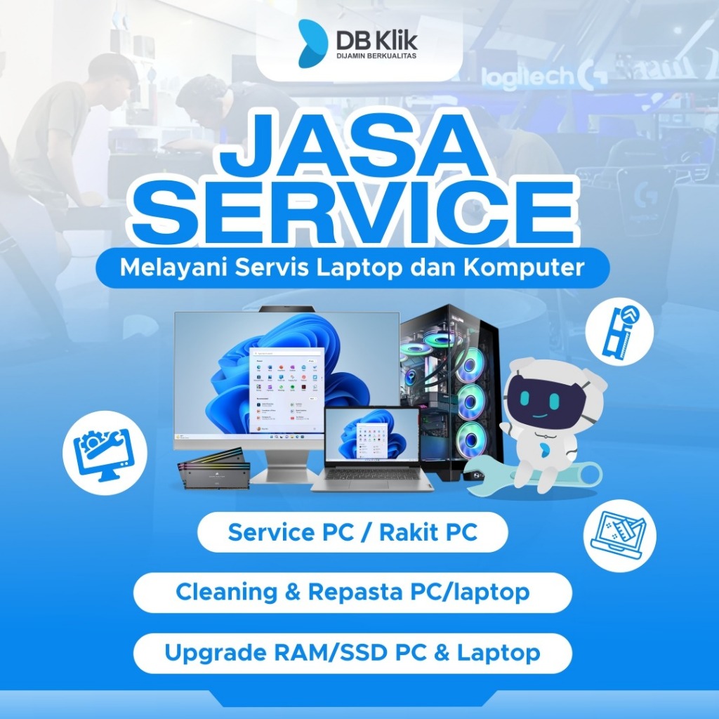 Jual Jasa Service Pc Laptop Rakit Pc Upgrade Ram Upgrade Ssd Shopee