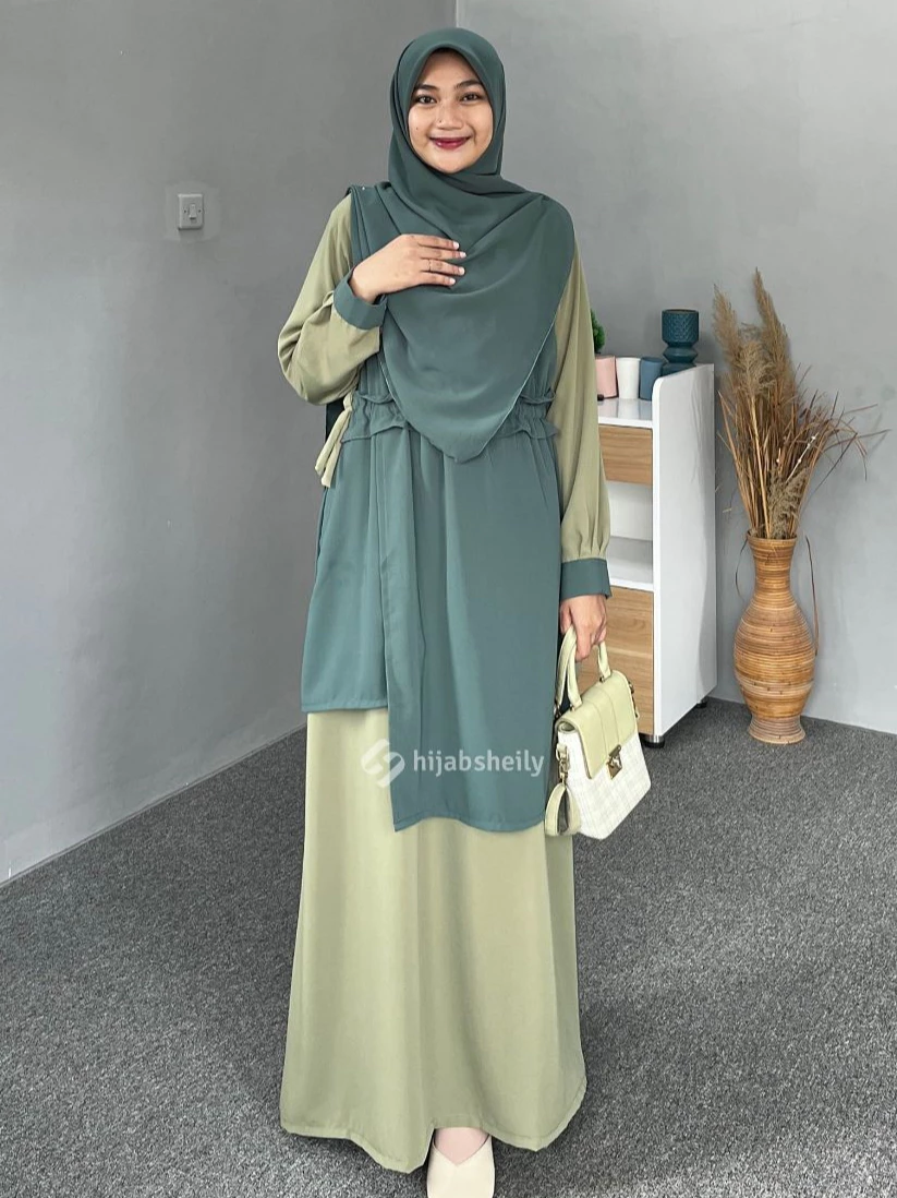 Pilihan Warna Gamis Driya Korean Dress
