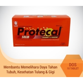 Jual PROTECAL Solid dus 10 tablet effervescent | Shopee Indonesia