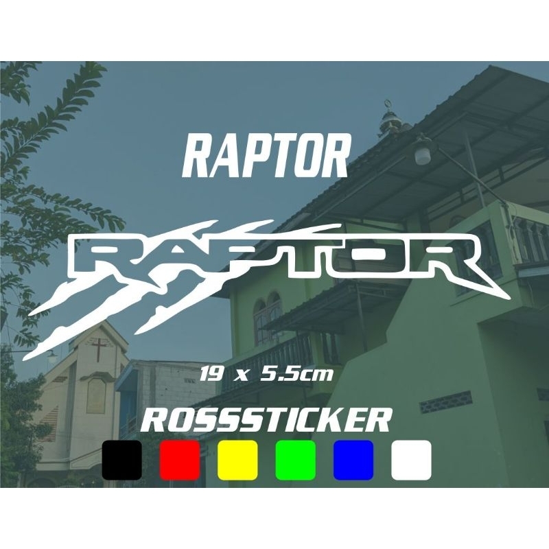 Jual cutting sticker cakar raptor - stiker cutting aksesoris motor ...