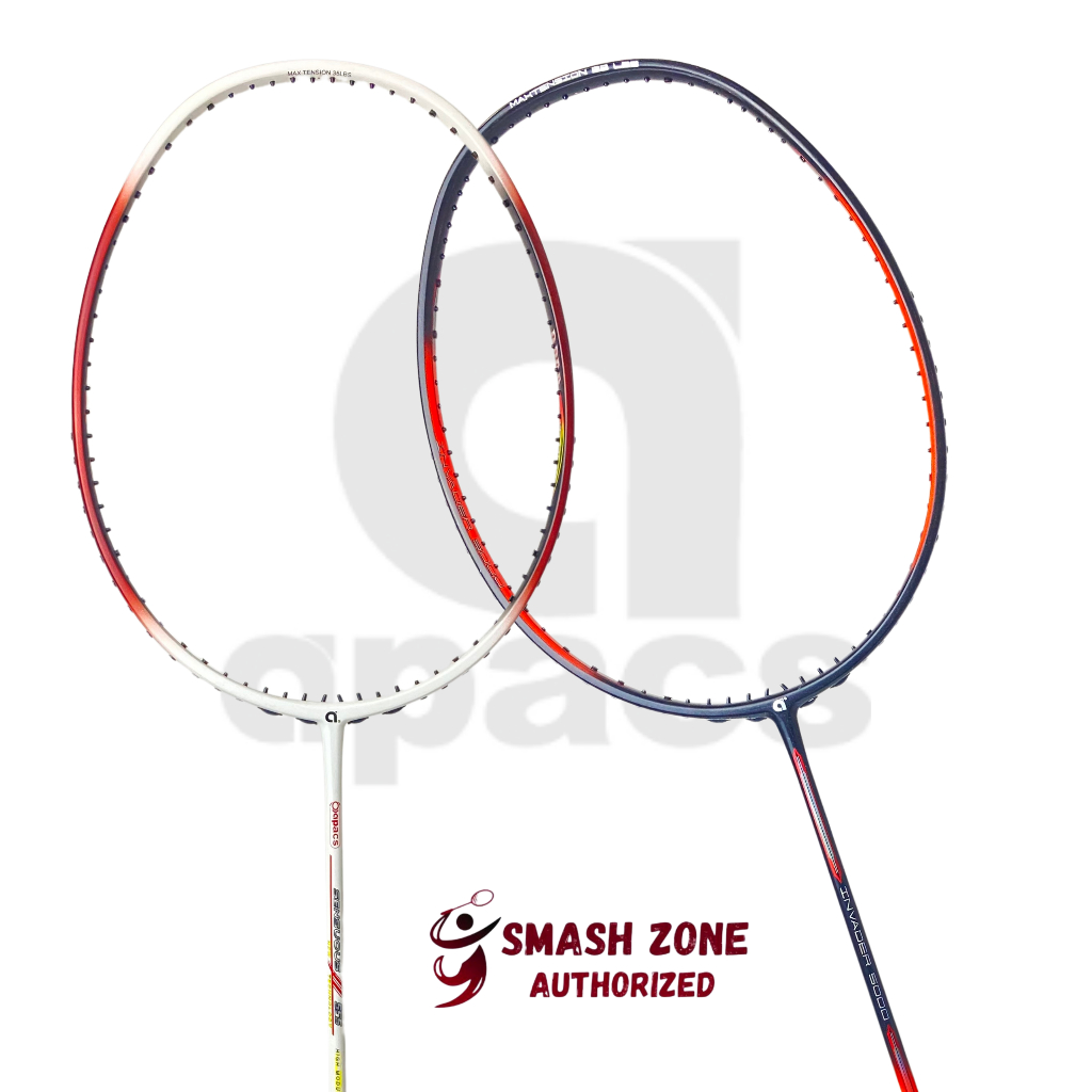 Jual Raket Badminton APACS Original Sensuous 555 | Invader 5000 Max ...