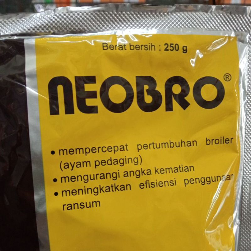 Jual NEOBRO 250 GRAM - Vitamin Penambah Berat Penggemuk Ayam Broiler ...