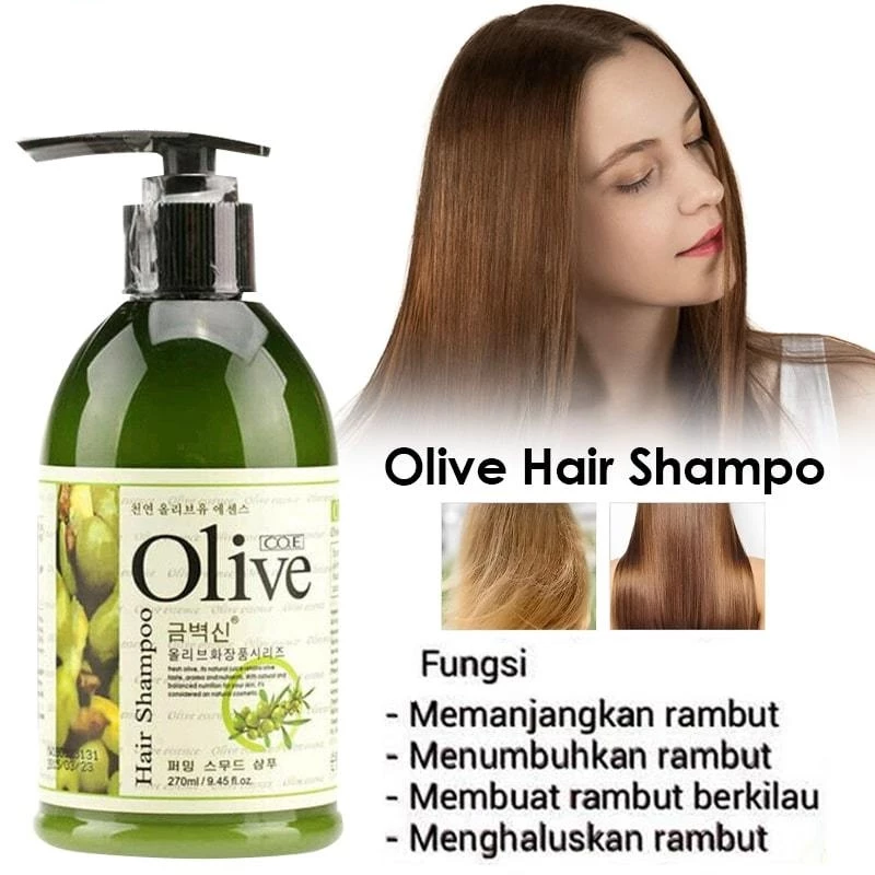 Olive Shampoo Anti Oksidan Shampoo Oil Pemanjang Rambut Dan Pelurus Rambut | AutoStock