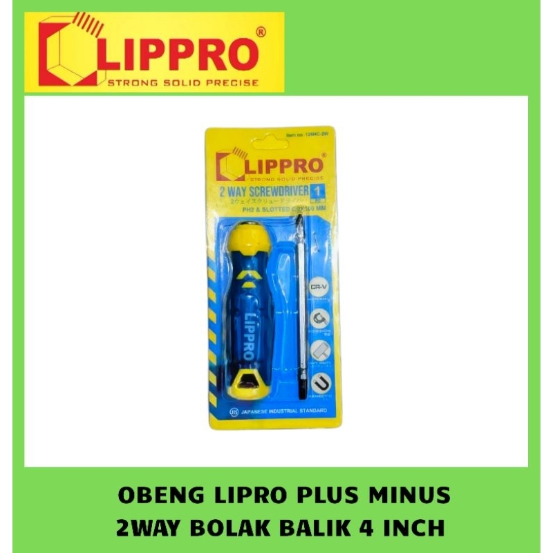 Jual OBENG PLUS MINUS 2WAY BOLAK BALIK 4