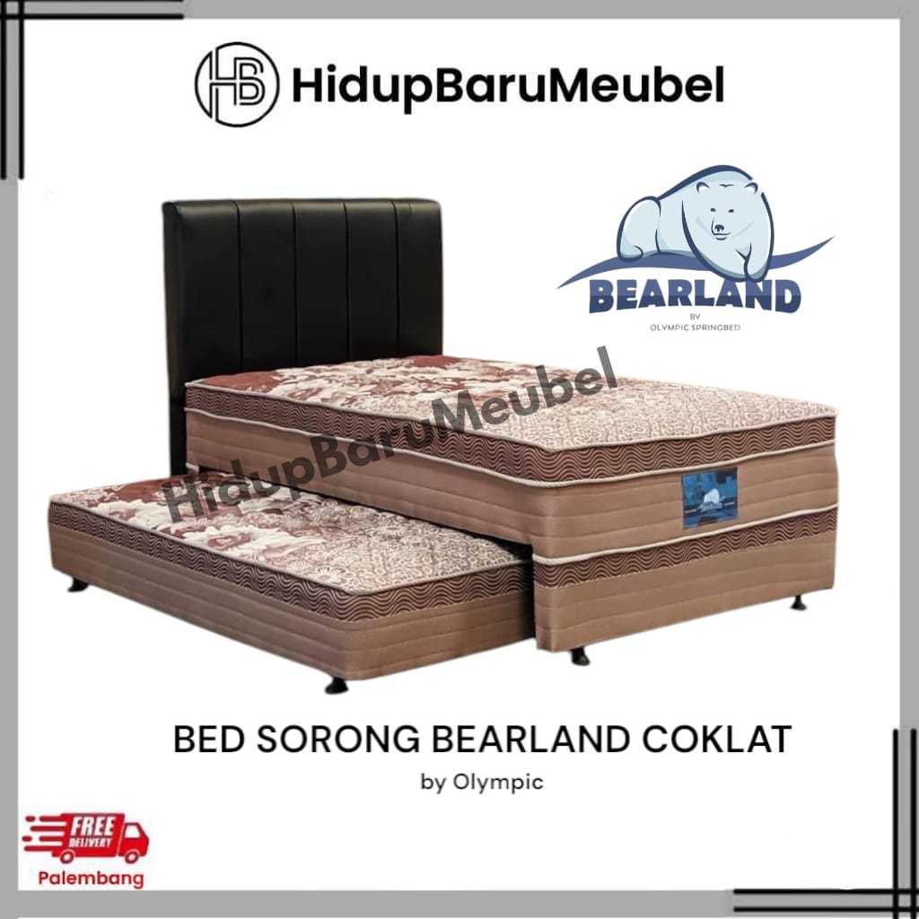 Jual Springbed Sorong 2 in 1 bearland Grizzly by olympic / spring bed ...