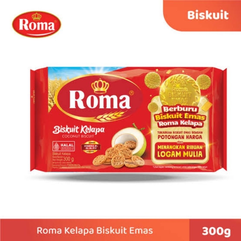 Jual Roti Kelapa | Roti Roma Kelapa | Biskuit Roma | Shopee Indonesia