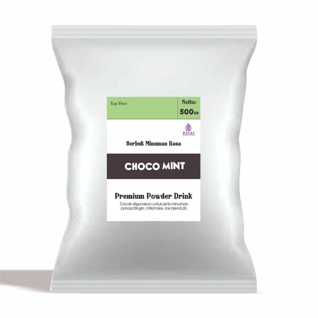 Jual BUBUK MINUMAN RASA CHOCO MINT 500GRAM | Shopee Indonesia