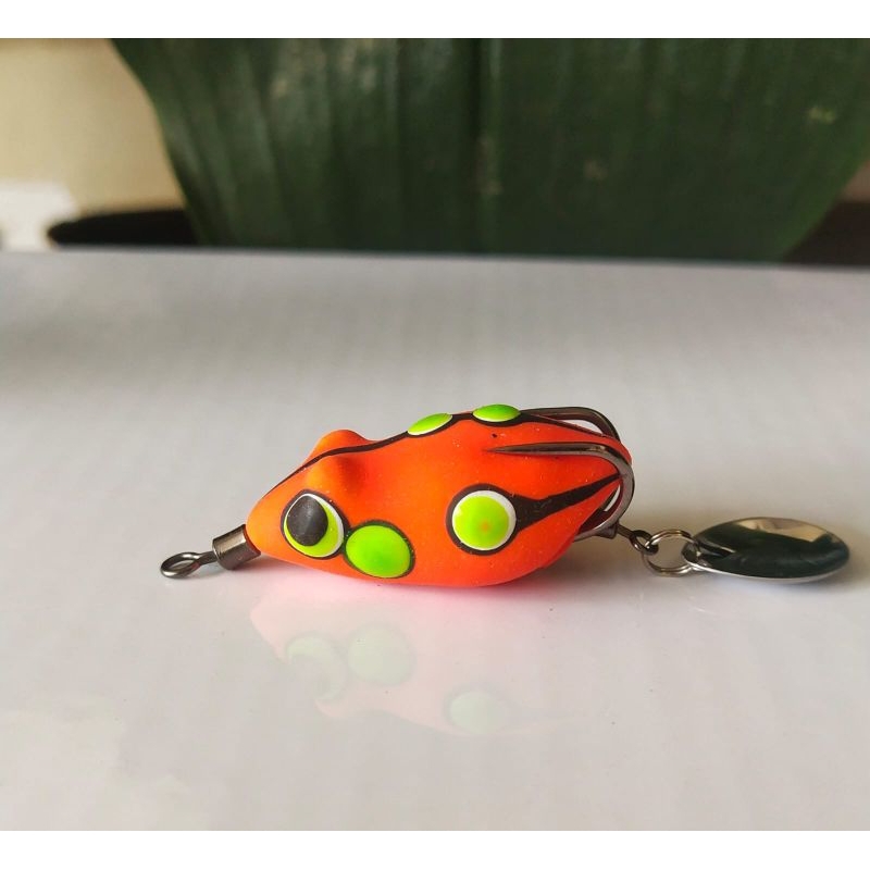 Jual soft frog tengil 3.5cm /umpan gabus / casting gabung | Shopee ...