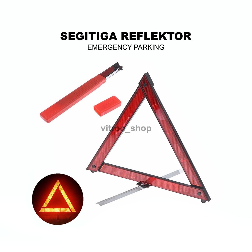 Jual SE01 - Segitiga Parkir Darurat Reflektor Stand Rambu Parking ...