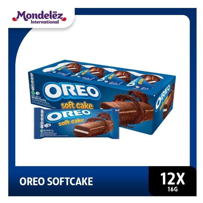 Jual Oreo Biskuit Soft Cake Bolu Coklat [1 Box Isi 12 pcs] | Shopee ...