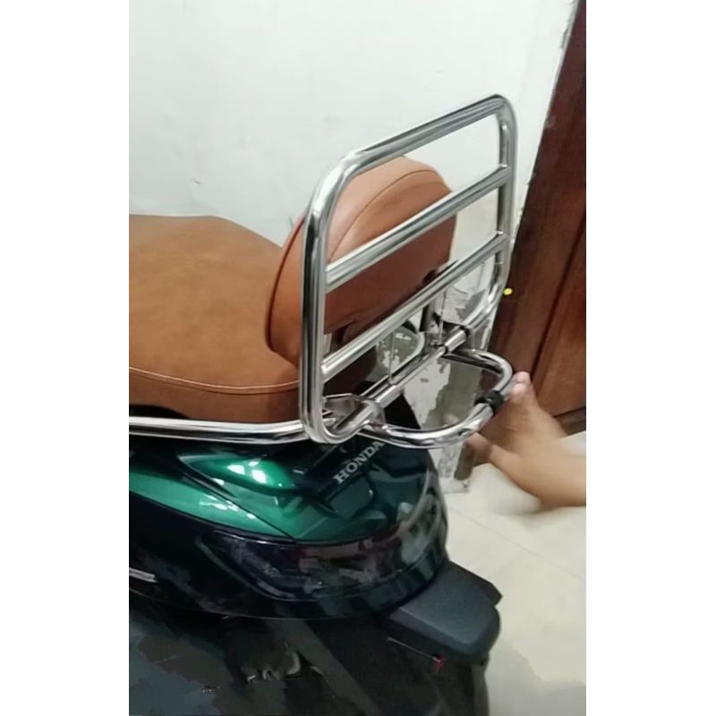 Jual Backrack / Back Rak Rak Sandaran Belakang Honda Stylo Scoopy Genio ...