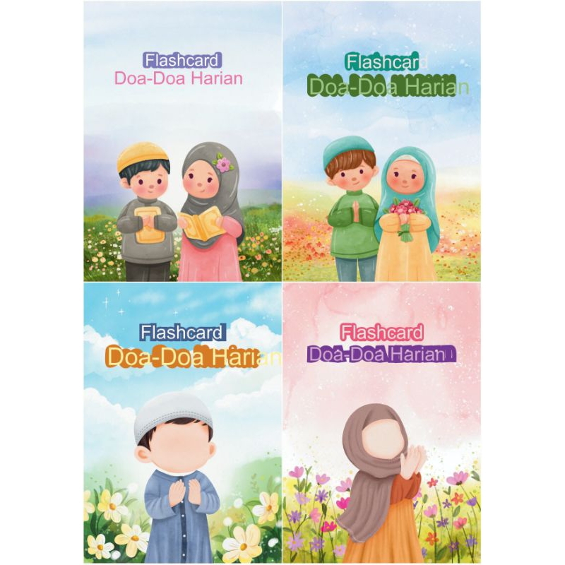 Jual FLASH CARD DOA DOA HARIAN FREE CUSTOM NAMA DAN DESAIN | Shopee ...