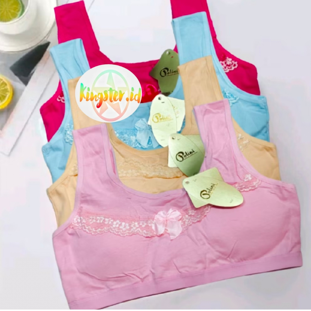 Jual ( 3 - 6 Pcs )Miniset Busa Remaja Tanpa Kawat /Bra Remaja Tanpa ...