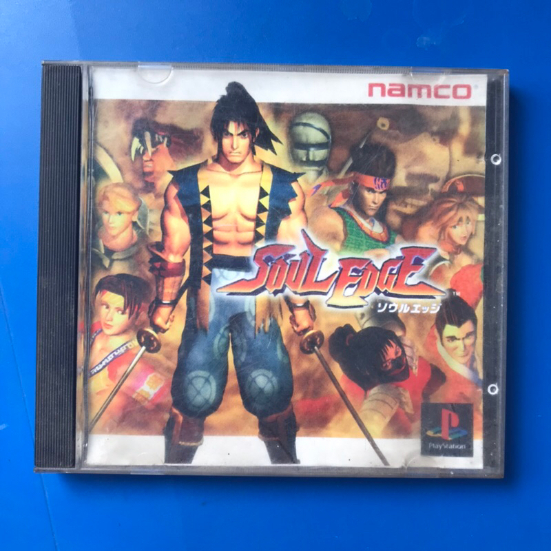 Soul Edge Namco Arcade Stick Game Set Ps1 Playstation Japan For Sale in