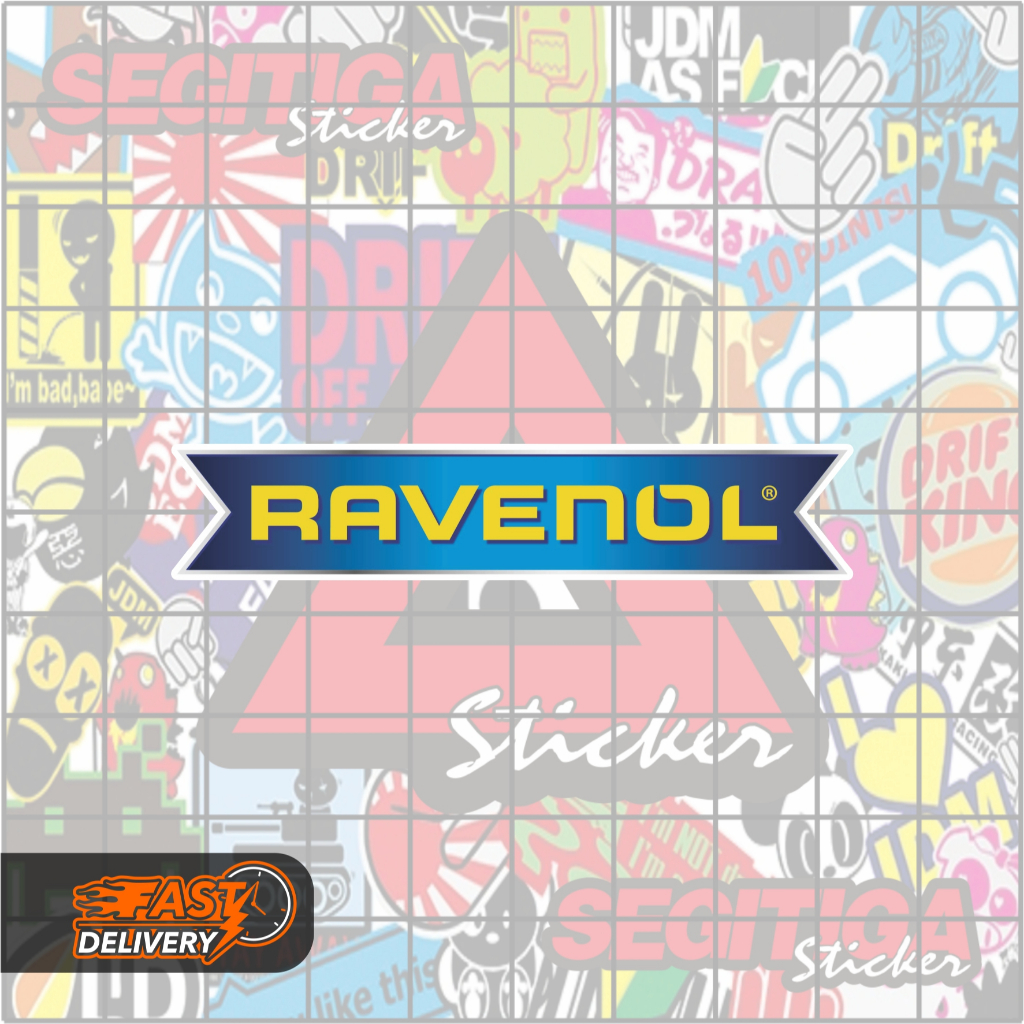 Jual Sticker Ravenol Ukuran 10 x 2 Cm | Shopee Indonesia