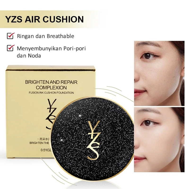 Cushion Foundation Alas Bedak YZS Air Cusion BB Cream Natural Bedak Asli BB Cream Waterproof | AutoStock