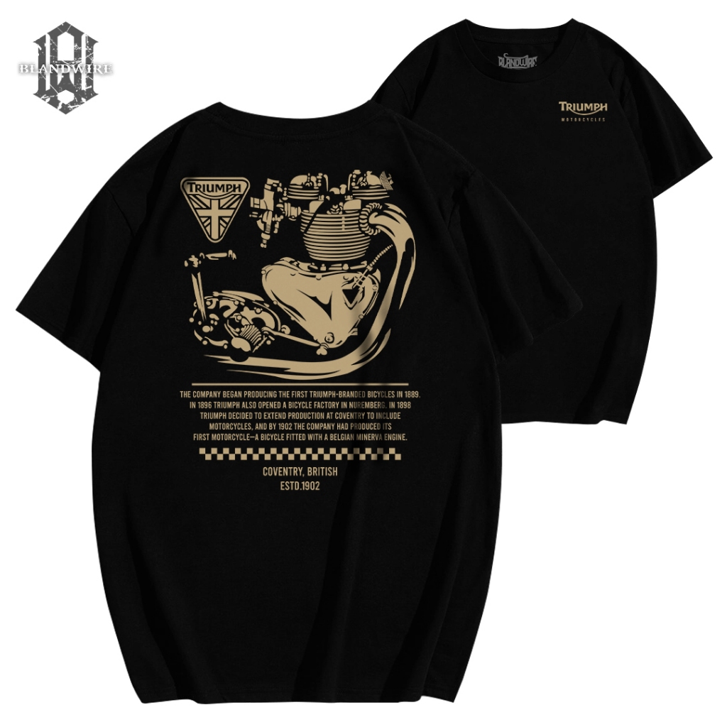 Jual Kaos Distro Pria Bikers T-Shirt Premium Otomotif Pria