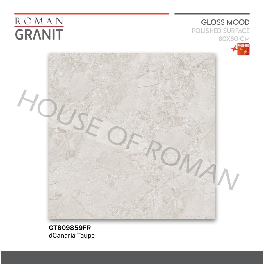 Jual ROMAN GRANIT dCanaria Taupe 80x80 GT809859FR ROMAN GRANIT | Shopee ...